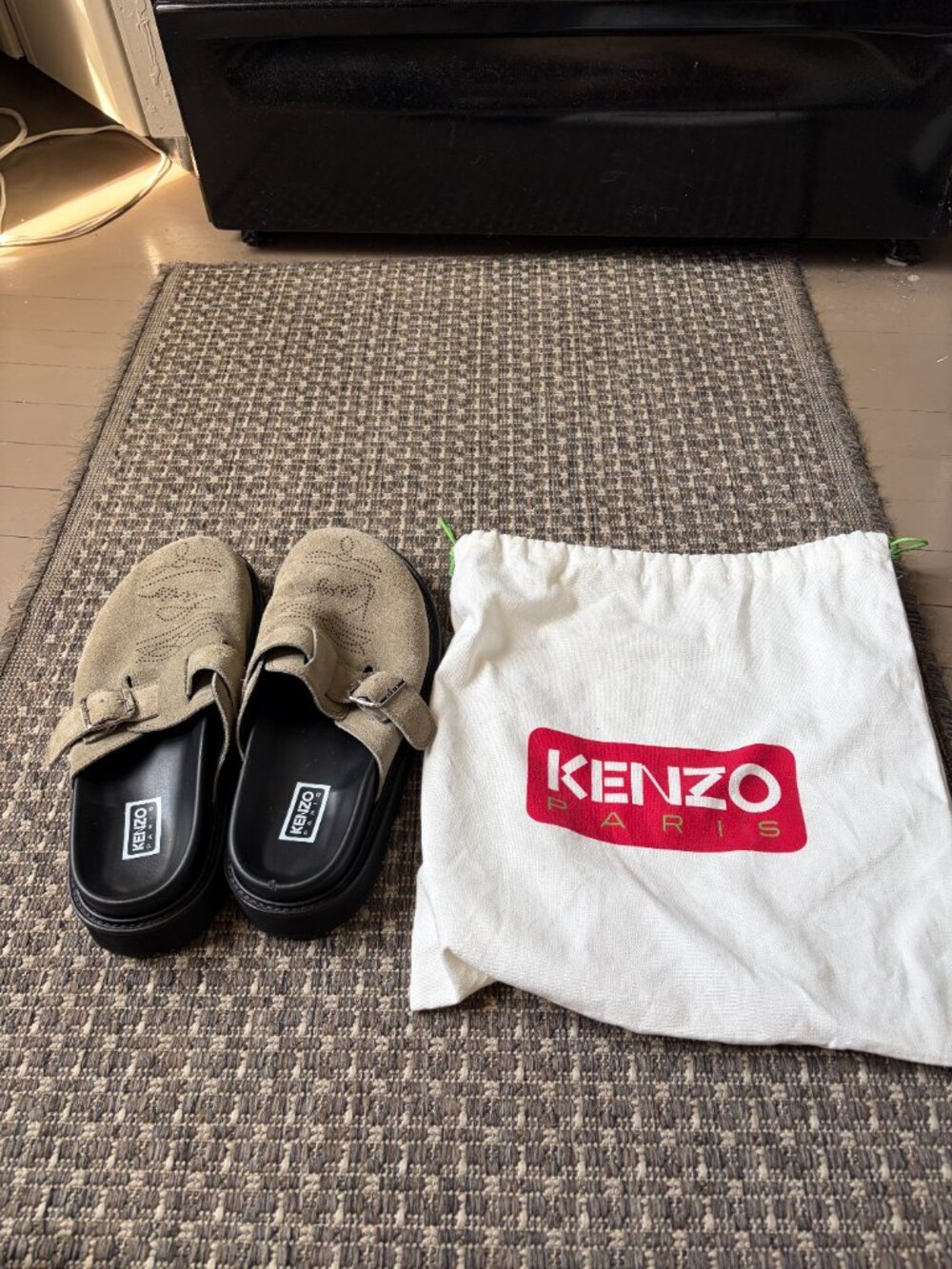KENZO Suede Clogs - Picture 3 of 4